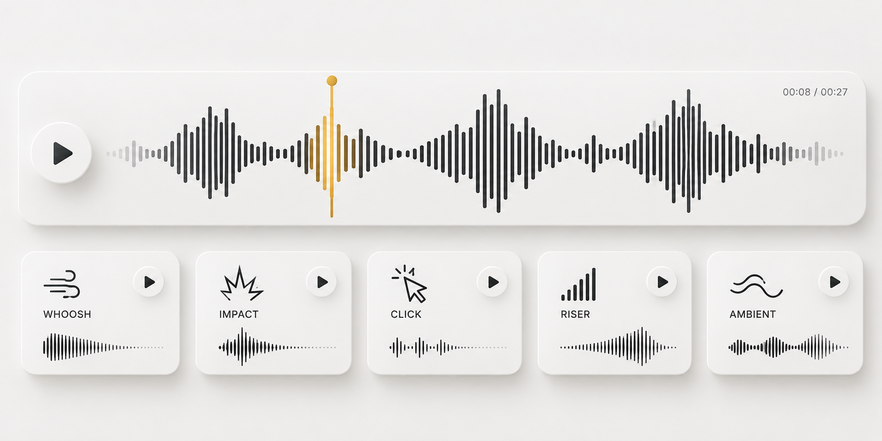 Sound Effect Whoosh Impact Click